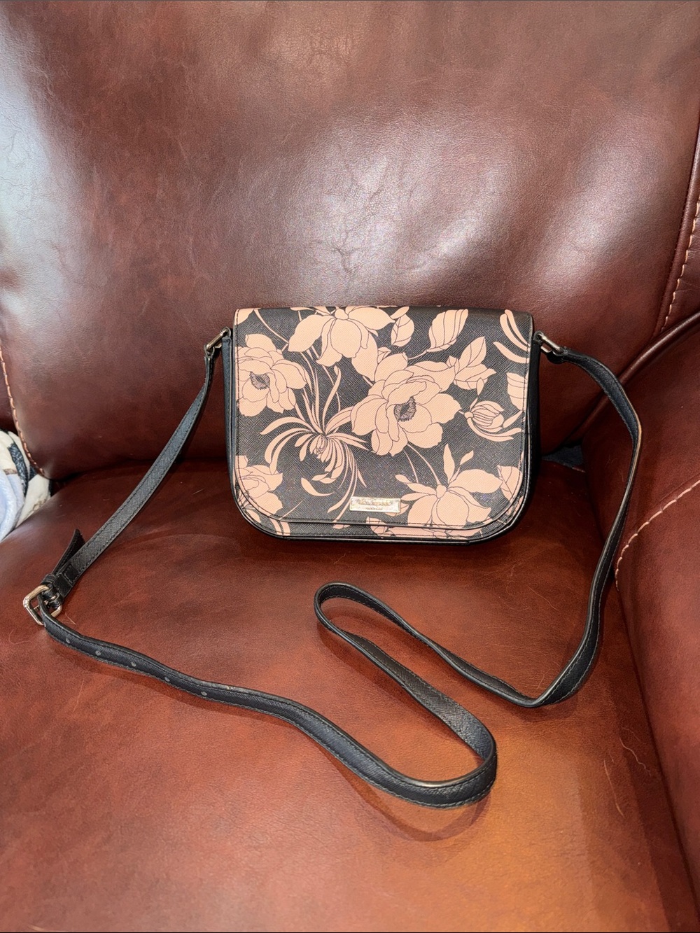 Kate Spade Floral Print Crossbody Bag